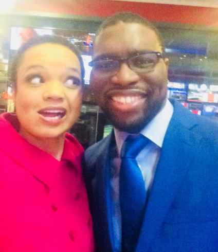 Lukwesa Burak with her Colleague.